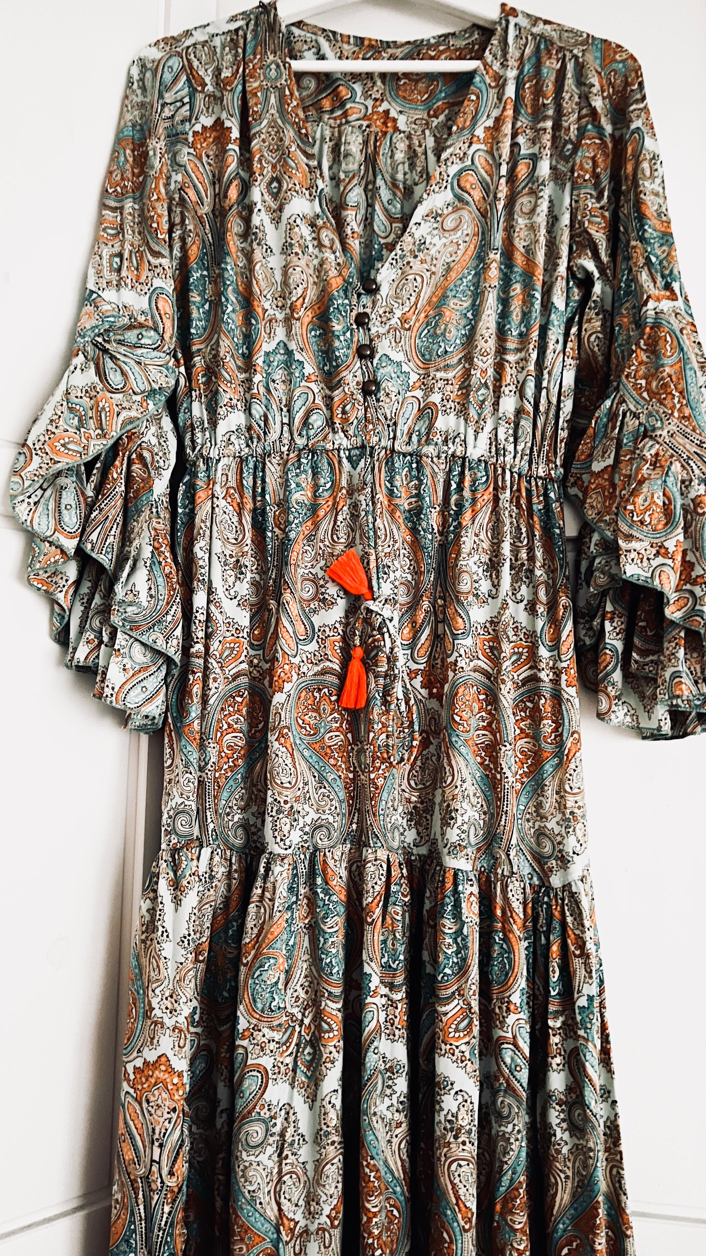 Bohemian Kleid - Langarm