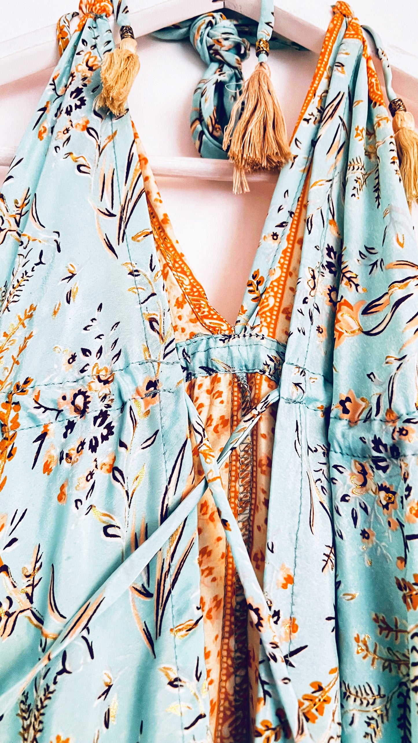 Bohemian Kleid - Türkis