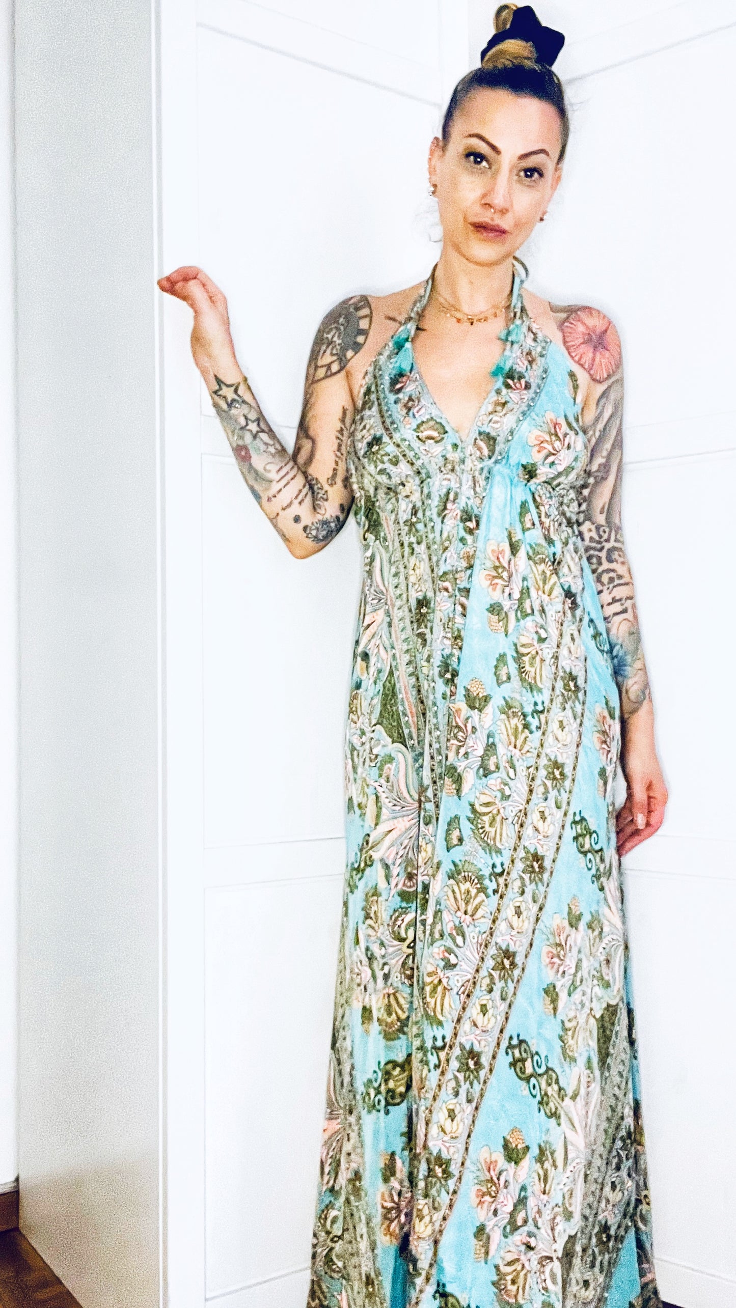 Bohemian Kleid - Türkis