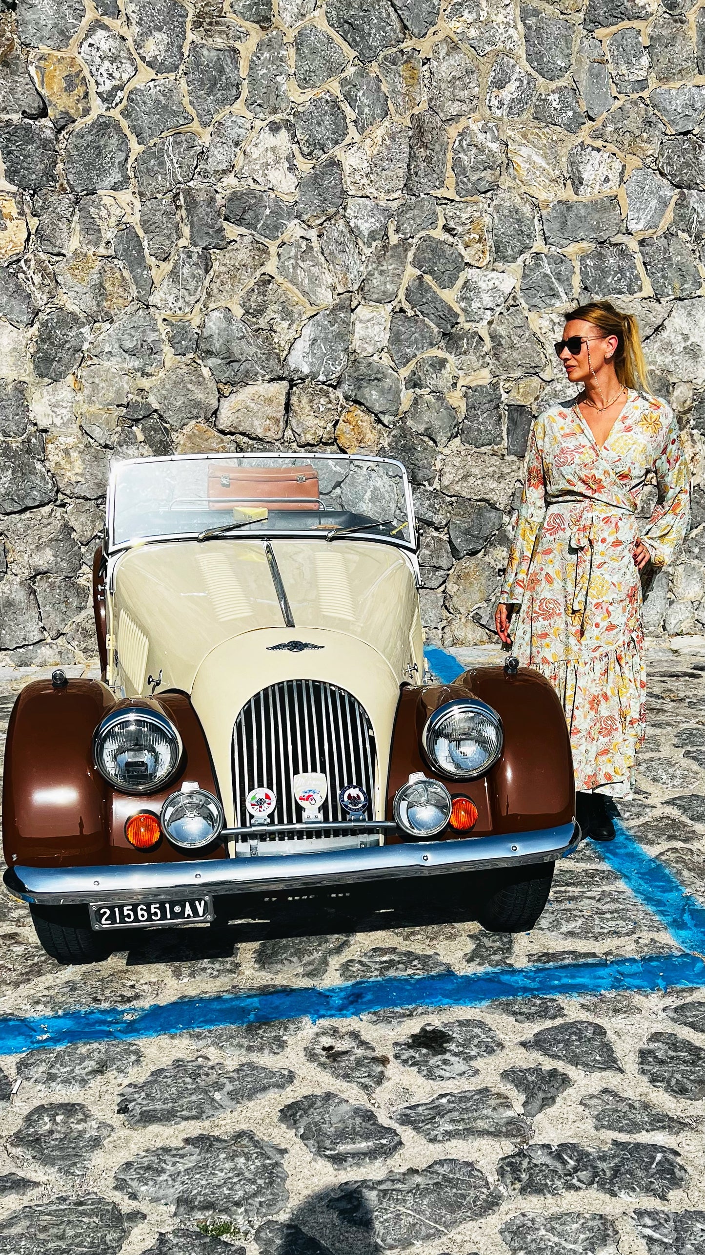 Bohemian Tunika Wickelkleid