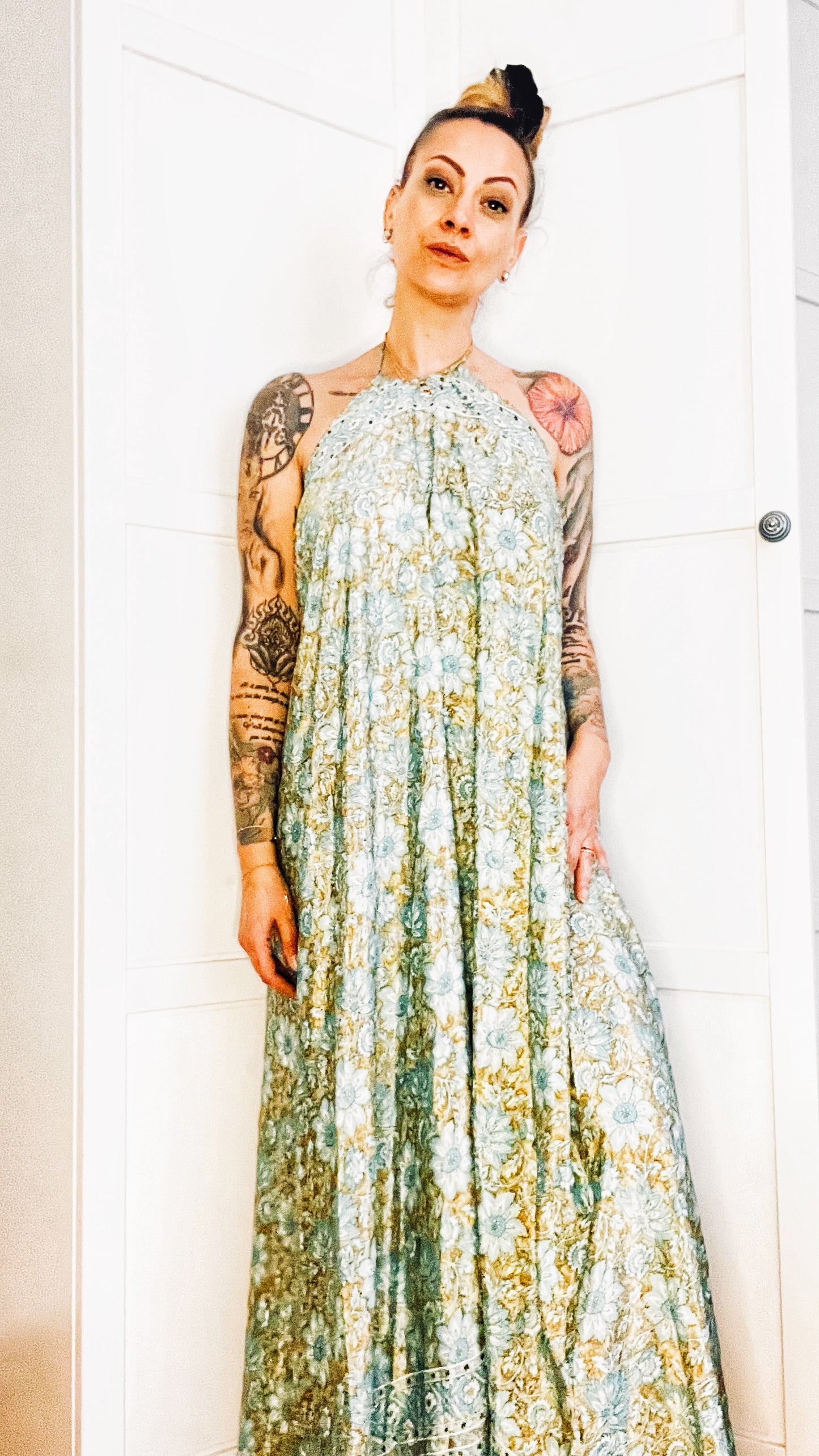 Bohemian Kleid - Türkis