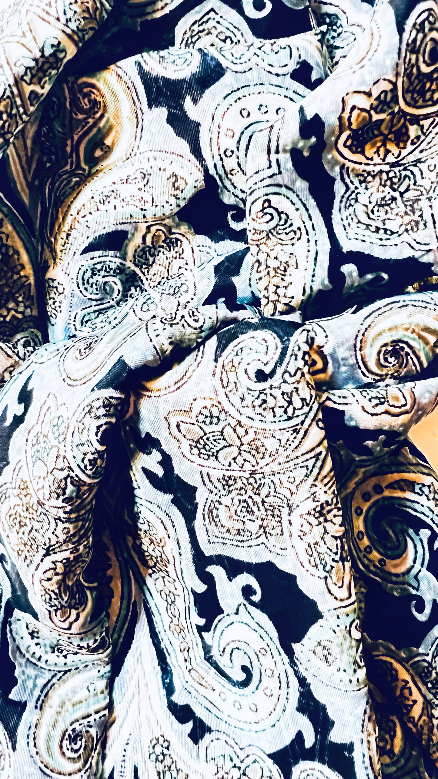 Indische Seiden Haarbänder