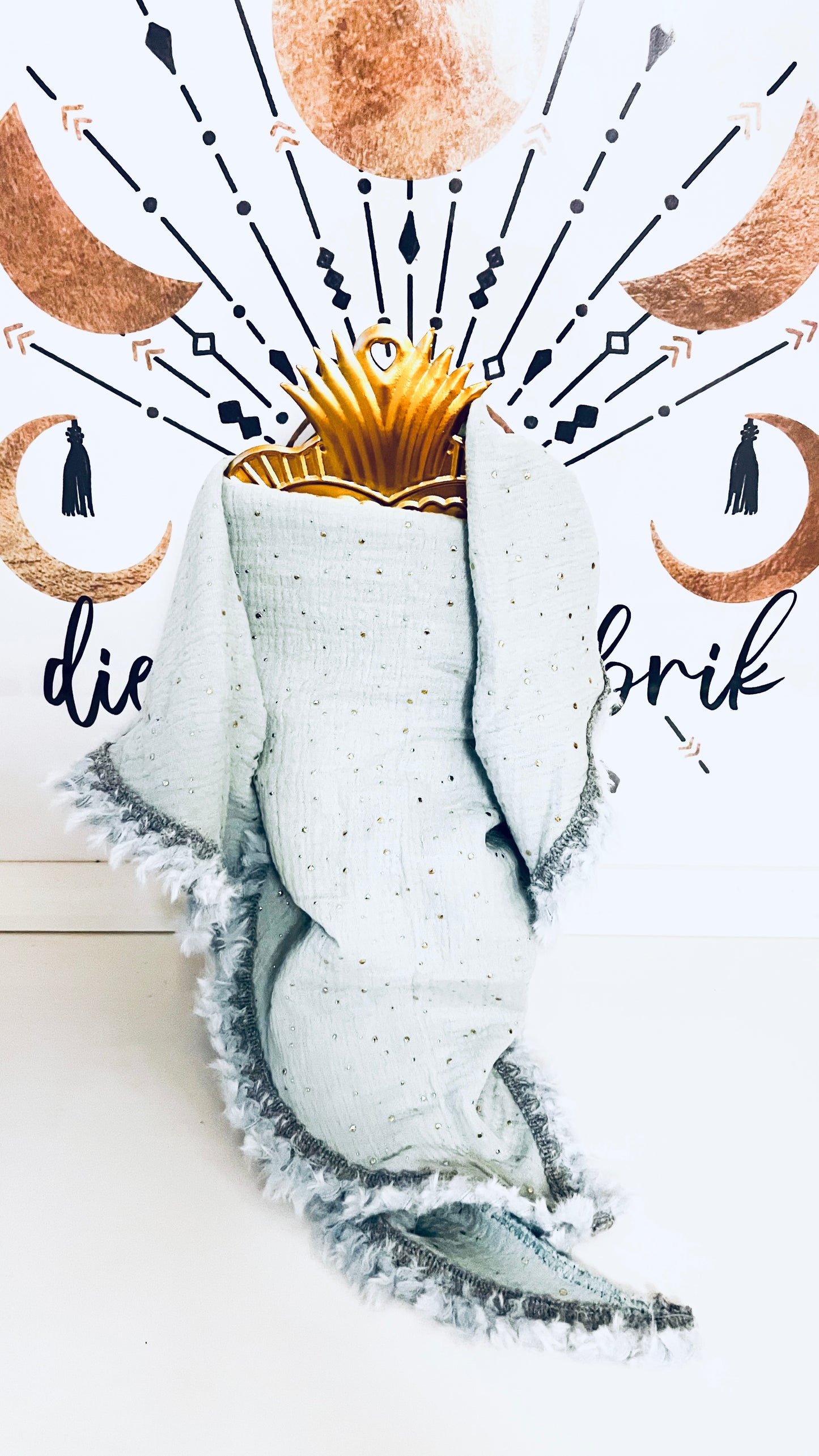 Musseline Dreieckshalstuch türkis