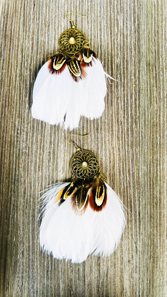 Federn Ohrringe