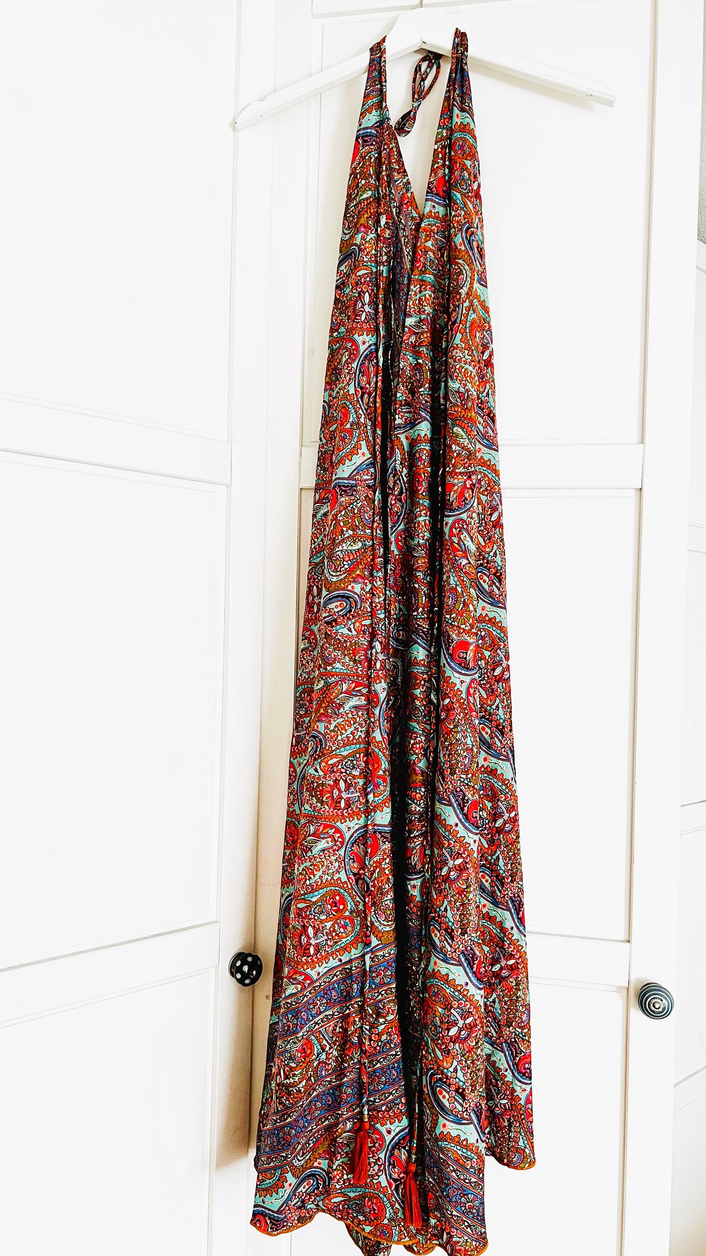 Bohemian Kleid - Blue Red