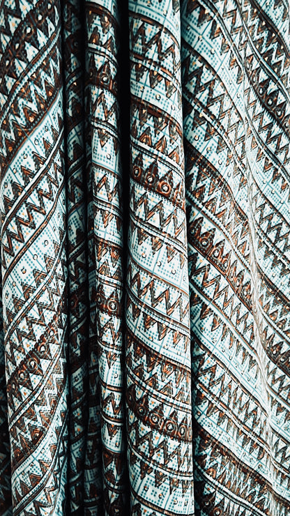 Bohemian Kleid - Türkis