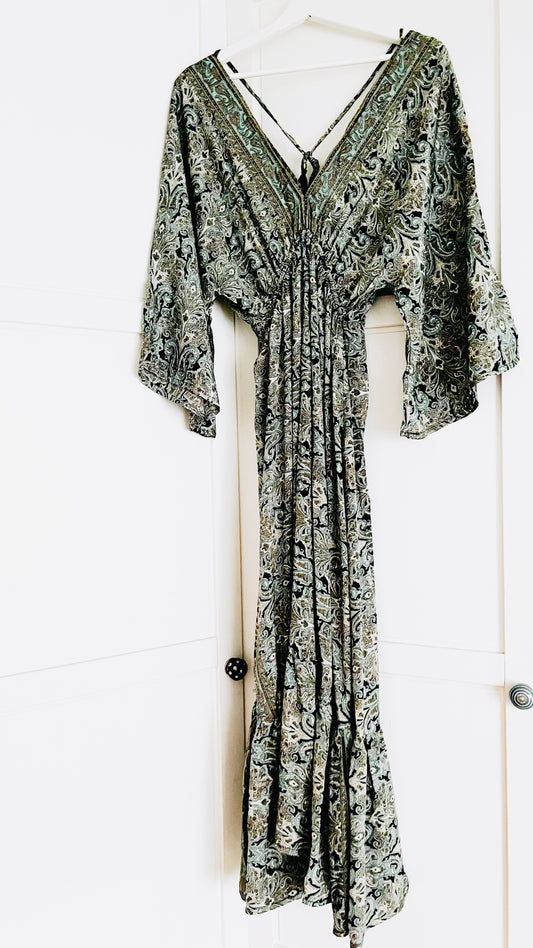 Bohemian Kleid - Schwarz