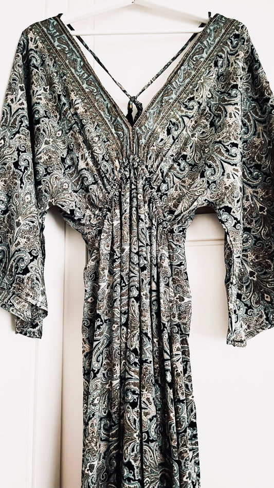 Bohemian Kleid - Schwarz