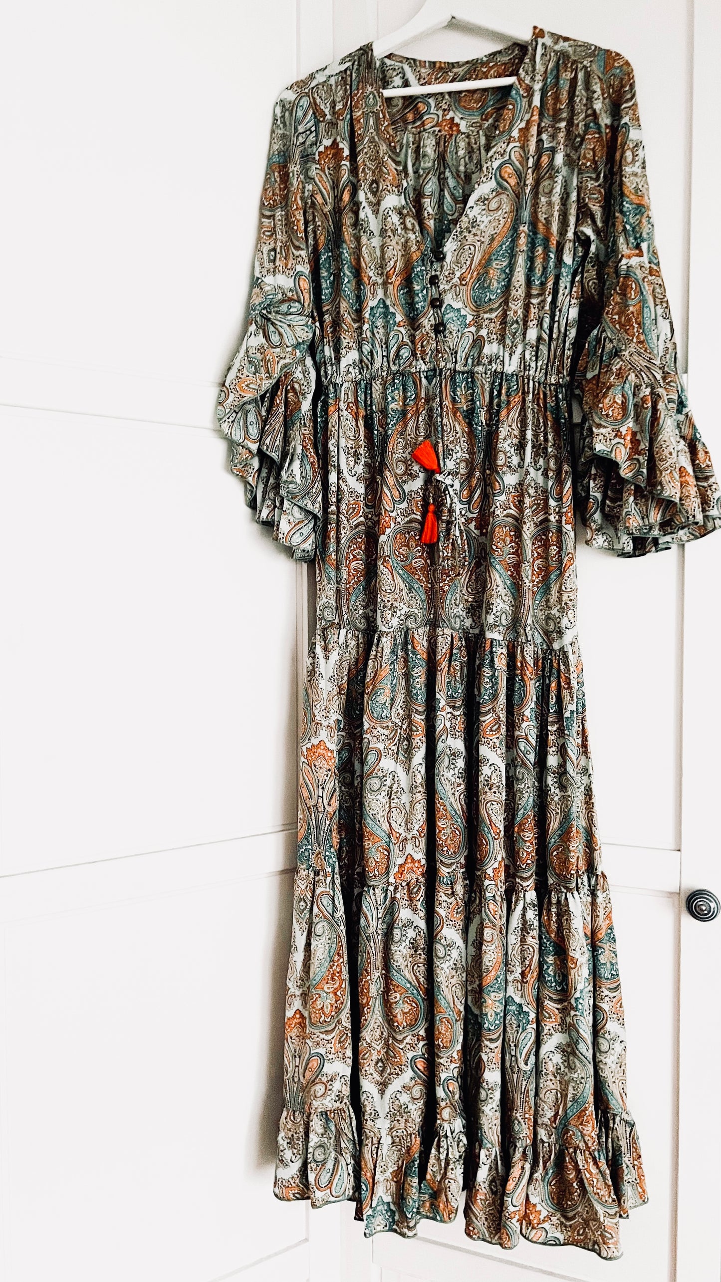 Bohemian Kleid - Langarm