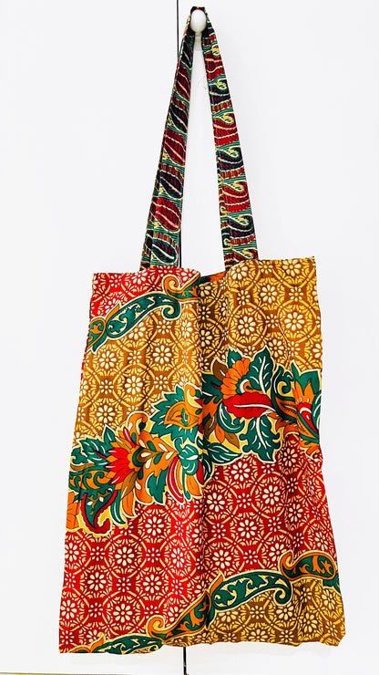 Seiden Tasche gross