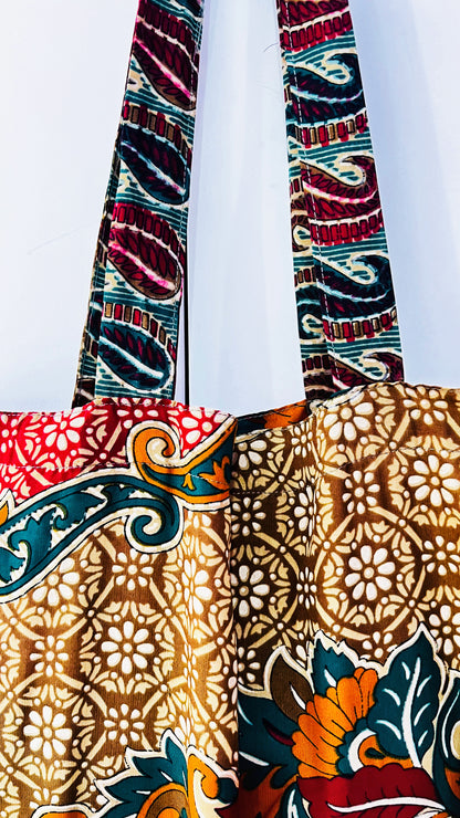 Seiden Tasche gross