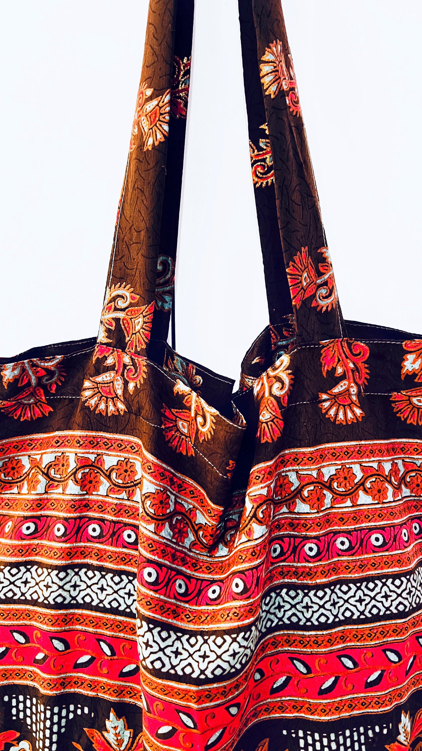 Seiden Tasche gross