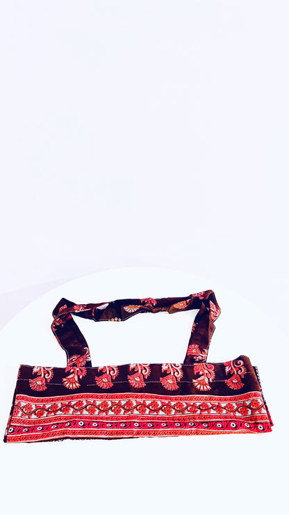 Seiden Tasche gross