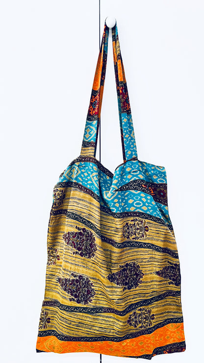Seiden Tasche gross
