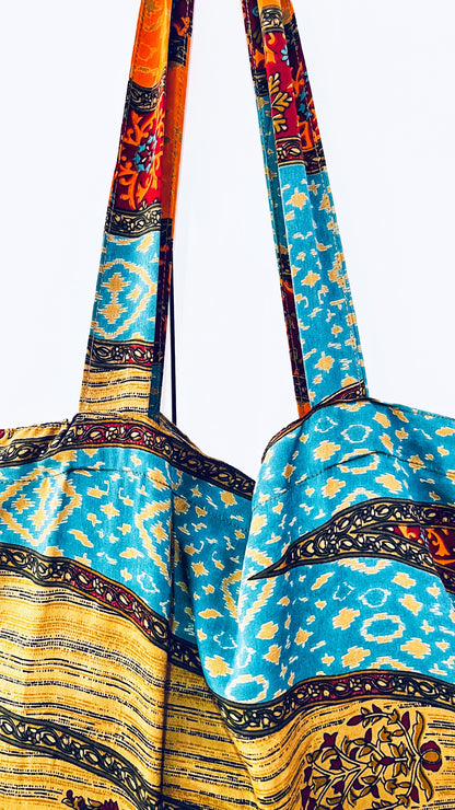 Seiden Tasche gross