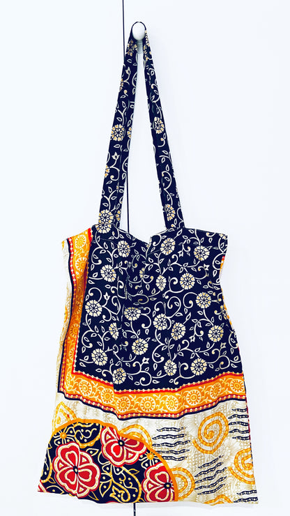 Seiden Tasche gross