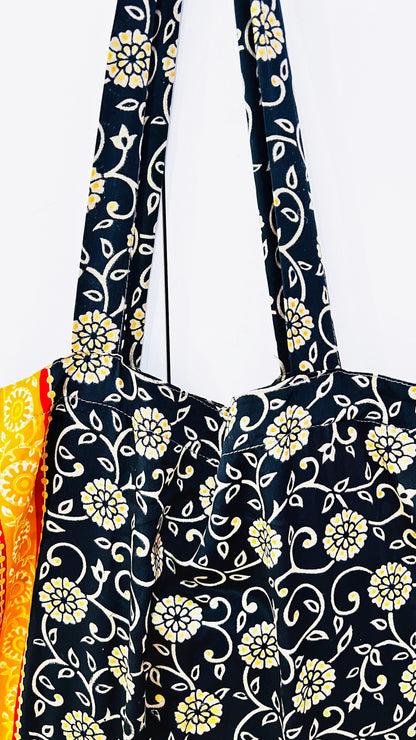 Seiden Tasche gross