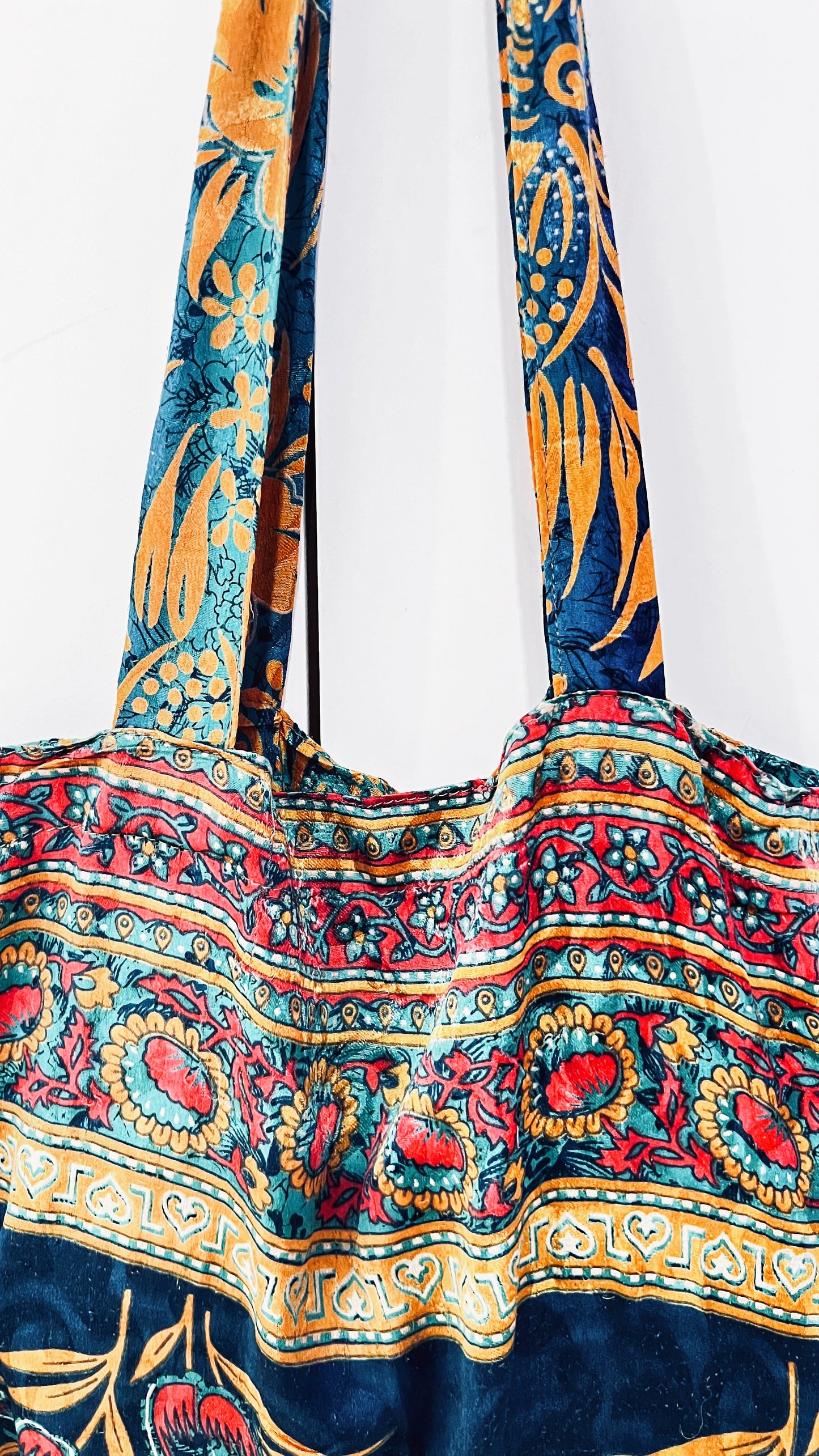 Seiden Tasche gross