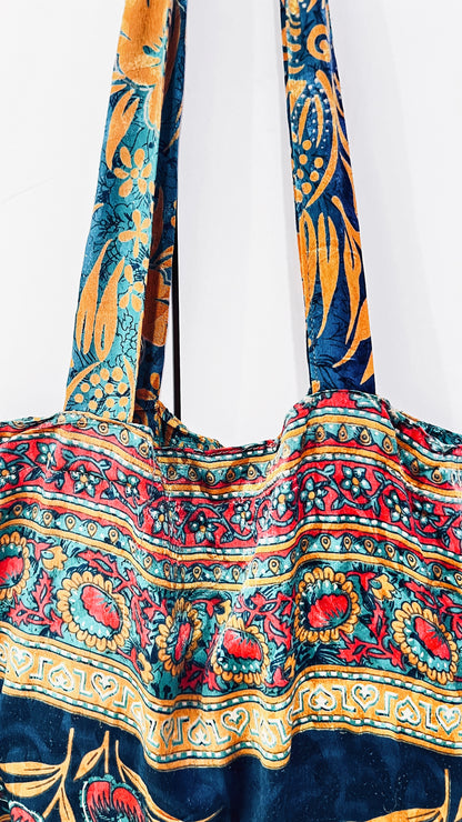 Seiden Tasche gross
