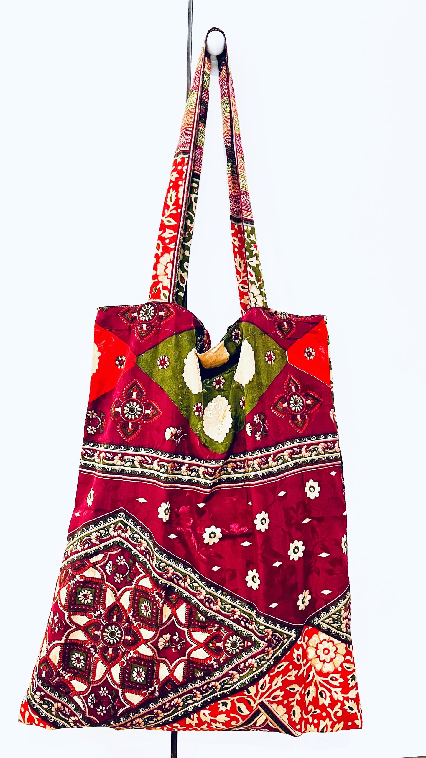 Seiden Tasche gross