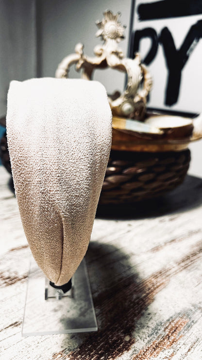 Breiter Haarreif in Wildleder-Optik