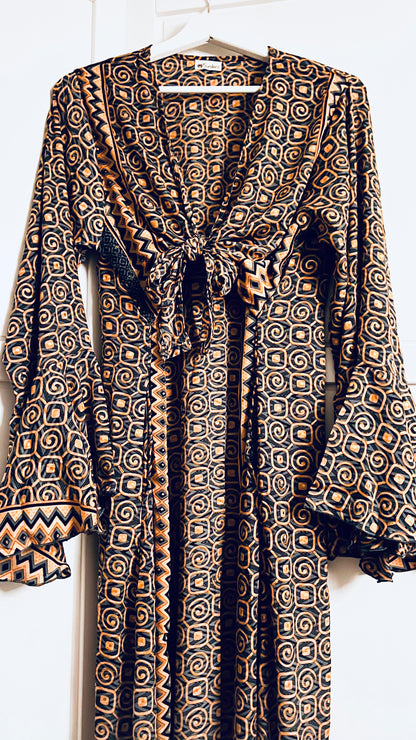 Kimono lang zum knüpfen