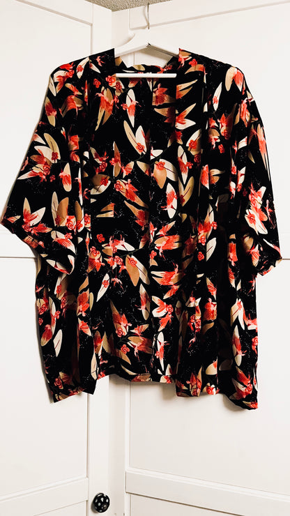 Kimono kurz schwarz