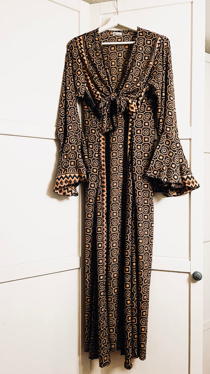 Kimono lang zum knüpfen