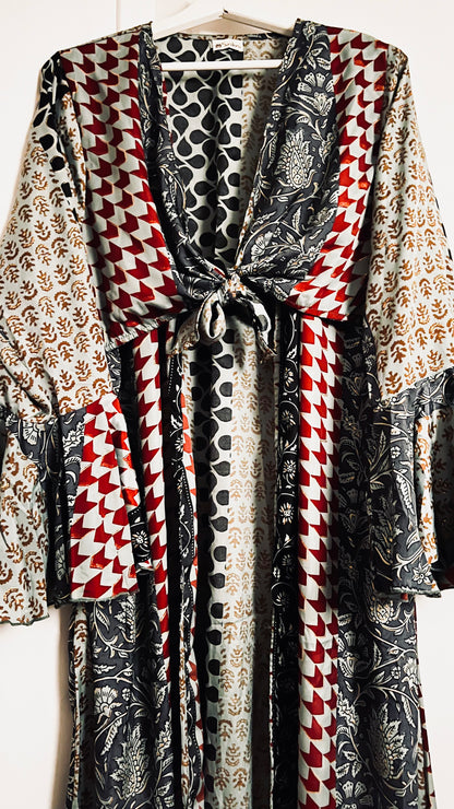 Kimono lang zum knüpfen