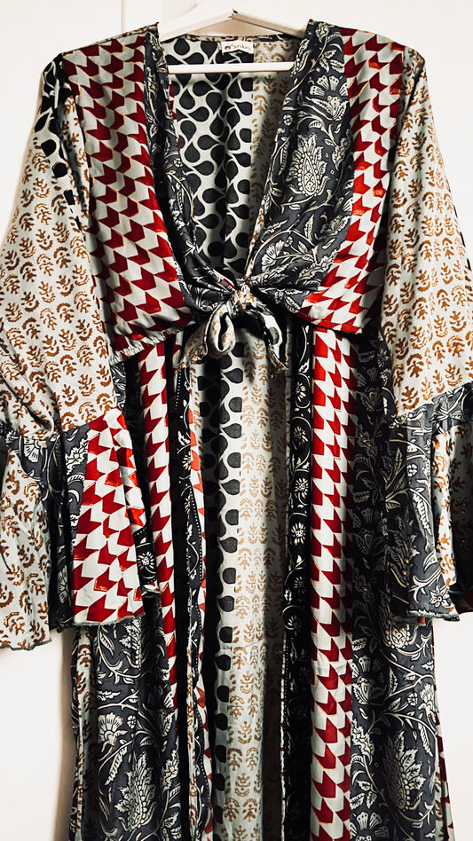 Kimono lang zum knüpfen