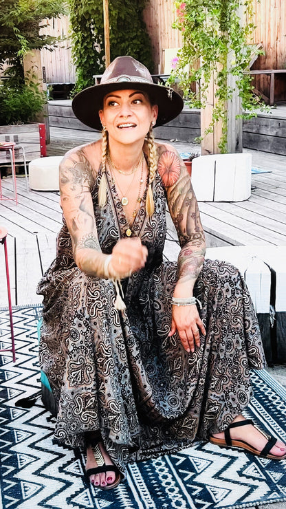 Bohemian Kleid - Black