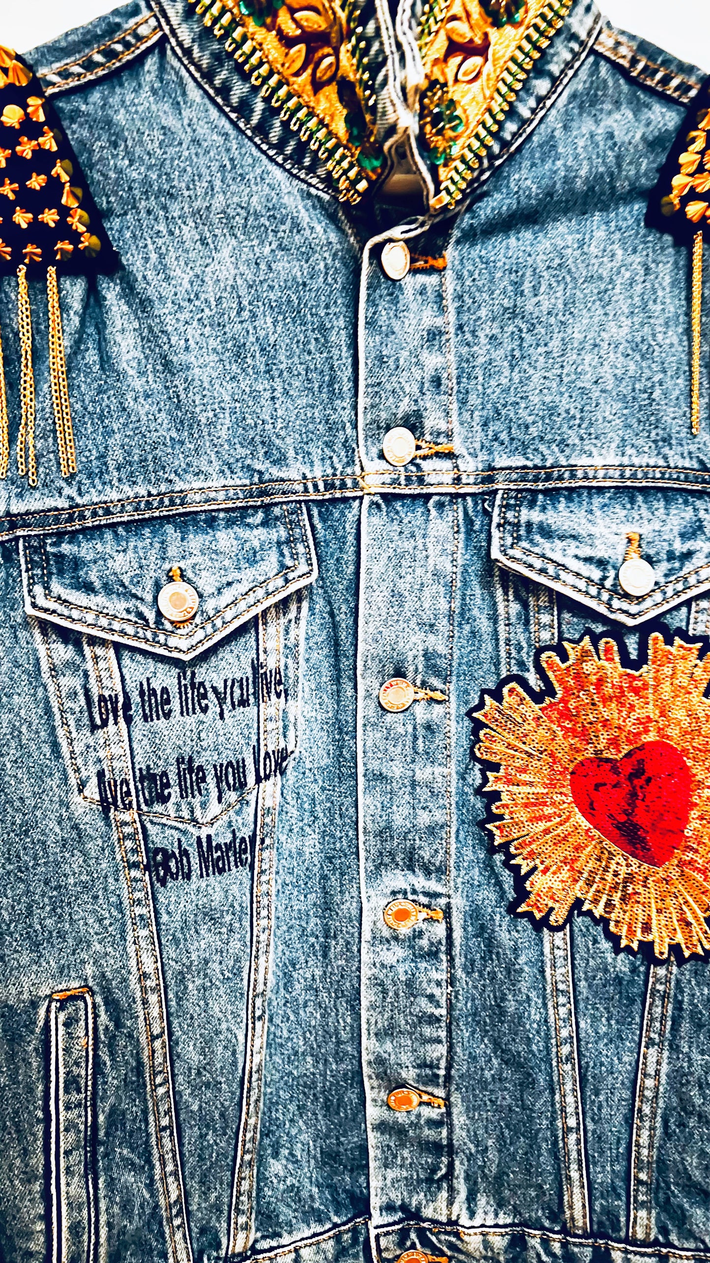 Boho Jacke Bob Marley