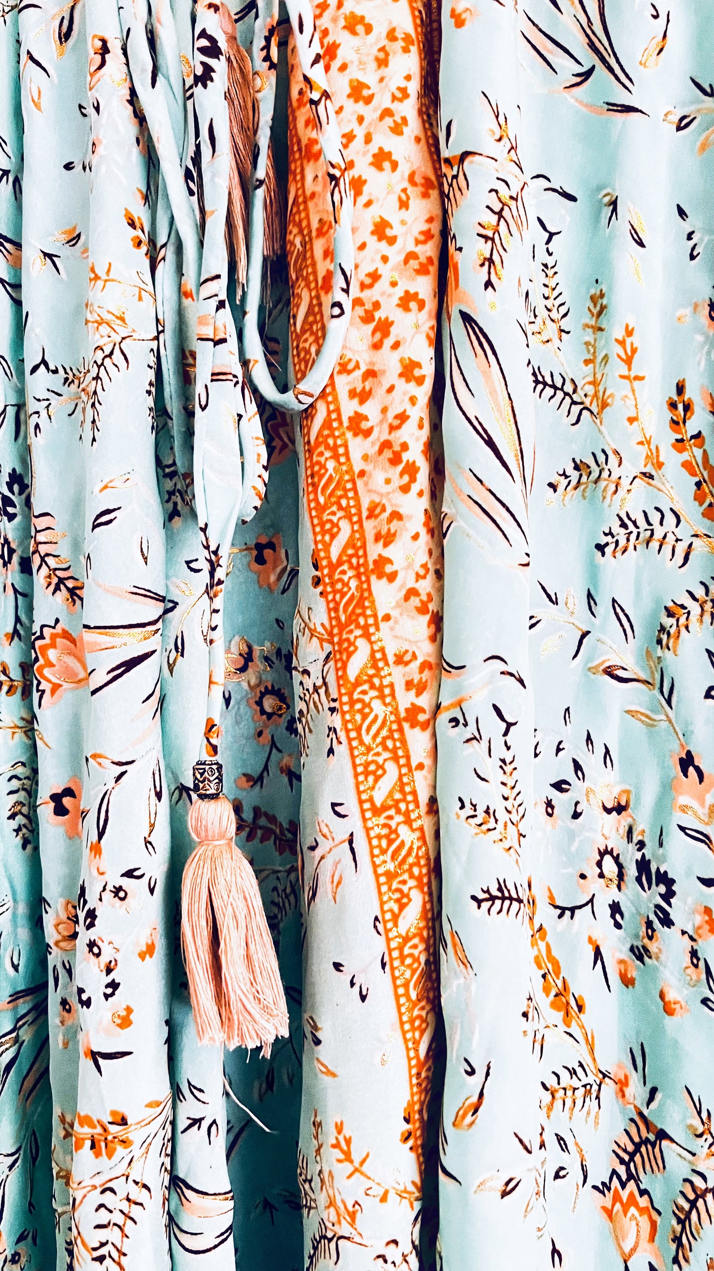 Bohemian Kleid - Türkis