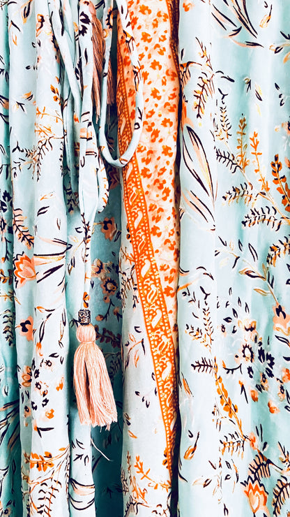 Bohemian Kleid - Türkis