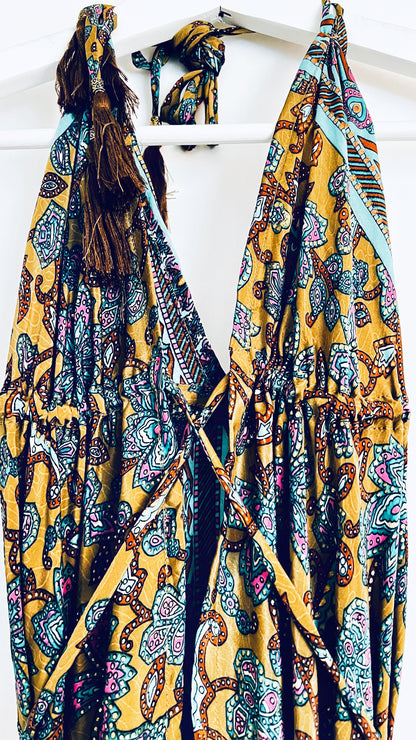 Bohemian Kleid - Braun