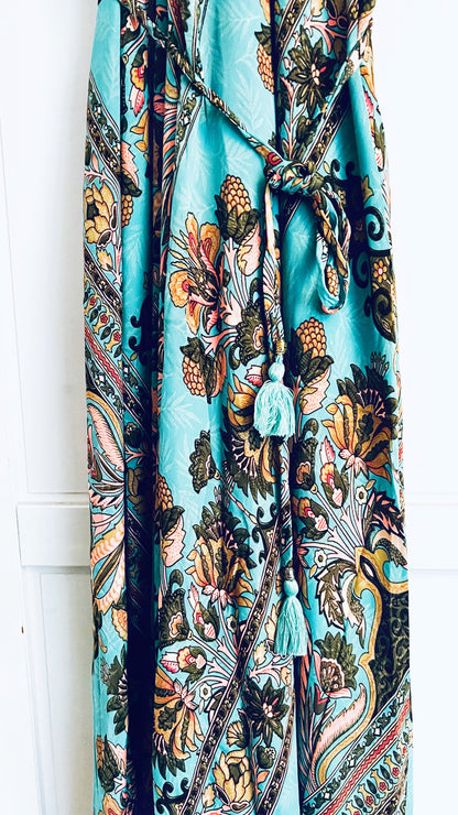 Bohemian Kleid - Türkis