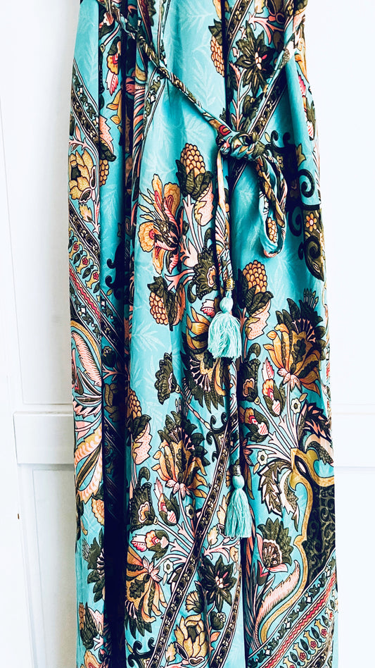 Bohemian Kleid - Türkis
