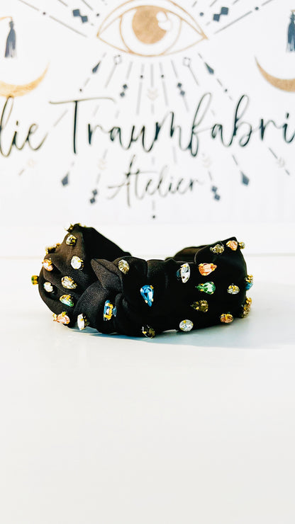 Turban Haarreif Schwarz