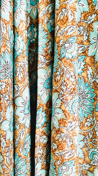 Bohemian Kleid - Türkis