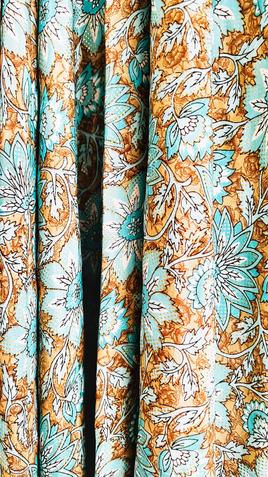 Bohemian Kleid - Türkis