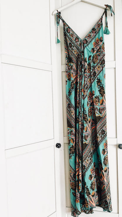 Bohemian Kleid - Türkis