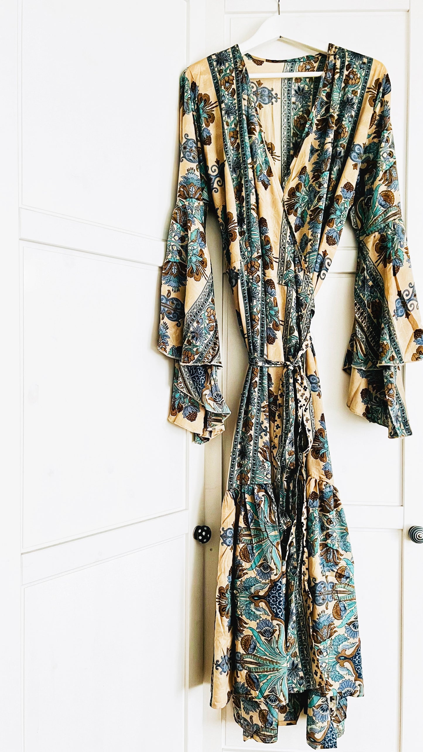 Bohemian Tunika Wickelkleid