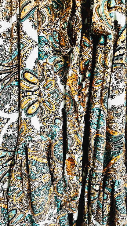 Bohemian Tunika Wickelkleid