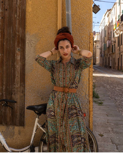 Bohemian Hemdkleid long