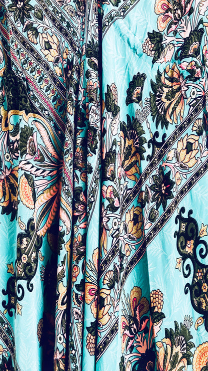 Bohemian Kleid - Türkis