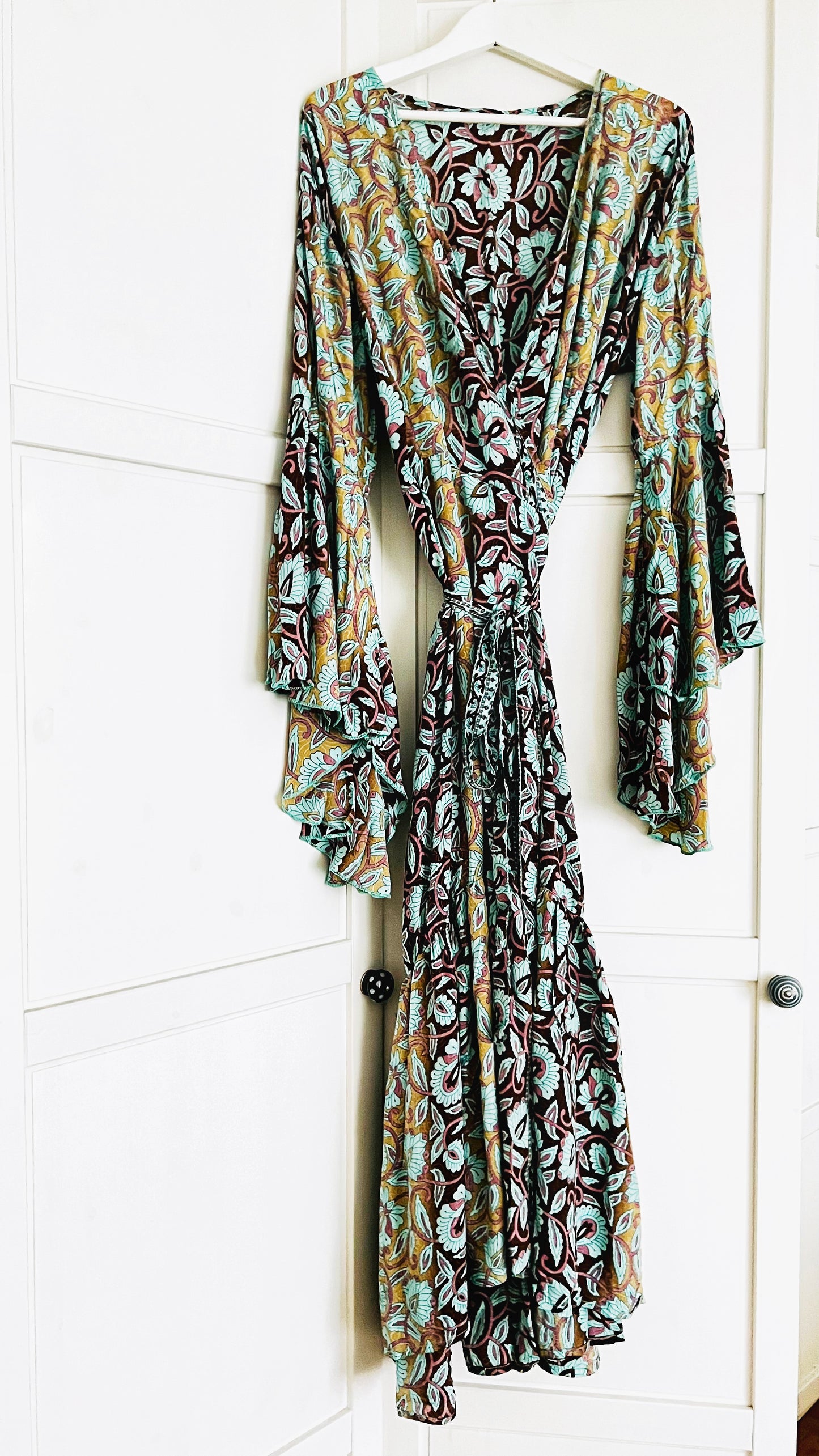 Bohemian Tunika Wickelkleid