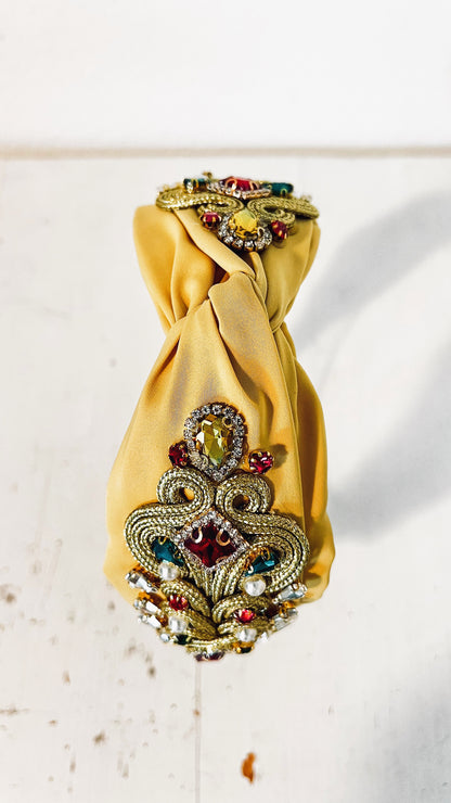 Turban Haarreif Gold