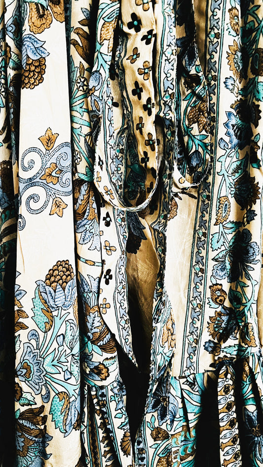 Bohemian Tunika Wickelkleid